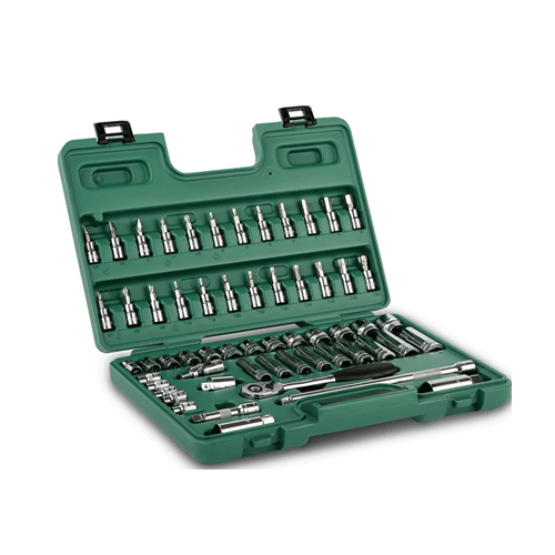 Bộ đầu tuýp 58 chi tiết 38in, hệ mét Sata 09004