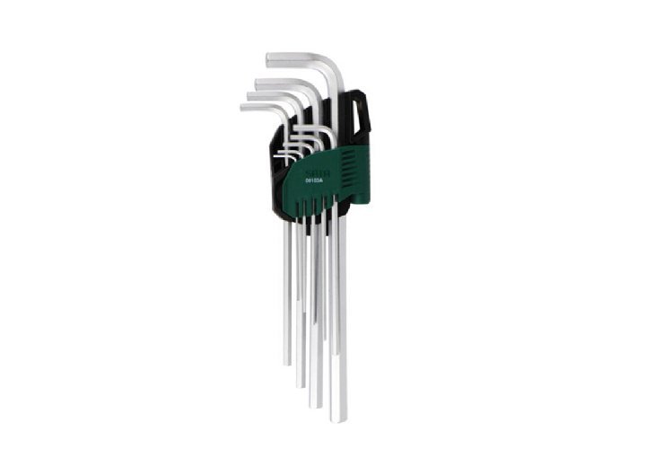 Bộ lục giác loại dài 9 chi tiết - hệ mét Sata 09103A Bộ lục giác loại dài 9 chi tiết - hệ mét Sata 09103A