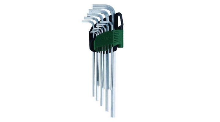 Bộ lục giác bi loại dài, 12 chi tiết - hệ in Sata 09106 Bộ lục giác bi loại dài, 12 chi tiết - hệ in Sata 09106
