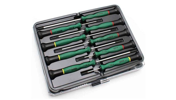 Bộ tuốc nơ vít cán dài 9 chi tiết Sata 09316