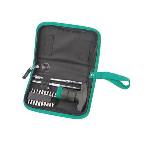 Bộ tuốc nơ vít cần tự động 24 chi tiết Sata 09341