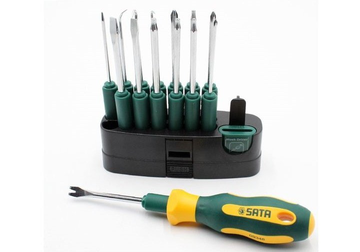 Bộ tuốc nơ vít 16 chi tiết Sata 09346 Bộ tuốc nơ vít 16 chi tiết Sata 09346