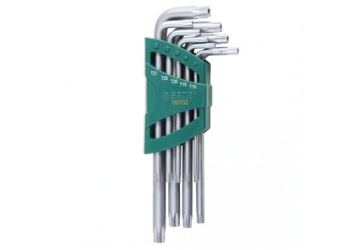 Bộ lục giác sao loại dài, 9 chi tiết Sata 09702 Bộ lục giác sao loại dài, 9 chi tiết Sata 09702