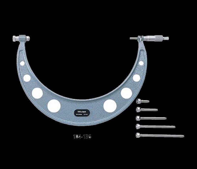 Panme đo ngoài Mitutoyo 104-136A dải đo 150-300mm, độ chia: 0,01mm Panme đo ngoài Mitutoyo 104-136A dải đo 150-300mm, độ chia: 0,01mm