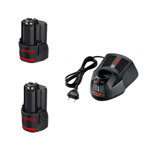 Bộ 2 pin 1 sạc - 10.8V 1.5Ah không máy cho máy khoan Bosch
