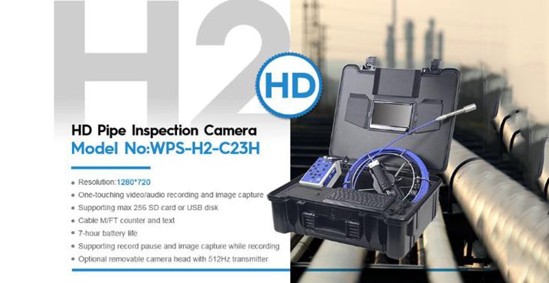 Camera nội soi đường ống HD H2 C23H 30m