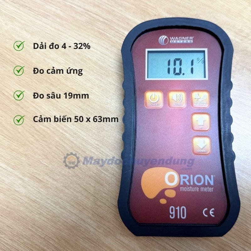 Máy đo độ ẩm Wagner Orion 910 đo độ ẩm vật liệu gỗ chính xác Máy đo độ ẩm Wagner Orion 910 đo độ ẩm vật liệu gỗ chính xác