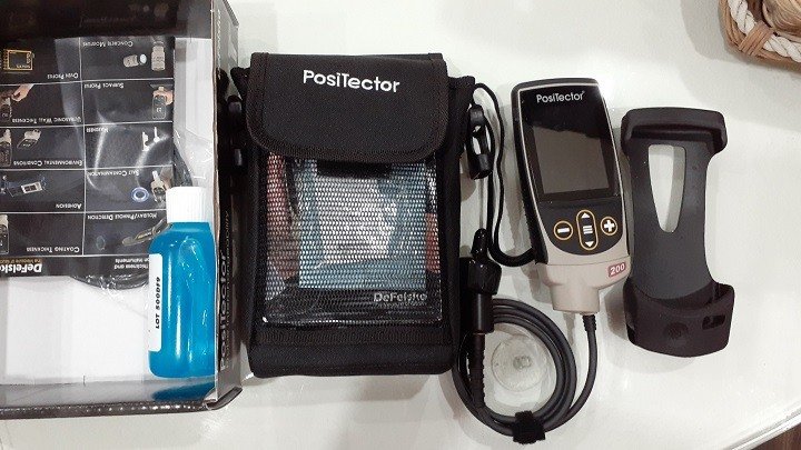 Bộ sản phẩm máy đo độ dày lớp phủ DeFelsko PosiTector 200C3 Bộ sản phẩm máy đo độ dày lớp phủ DeFelsko PosiTector 200C3
