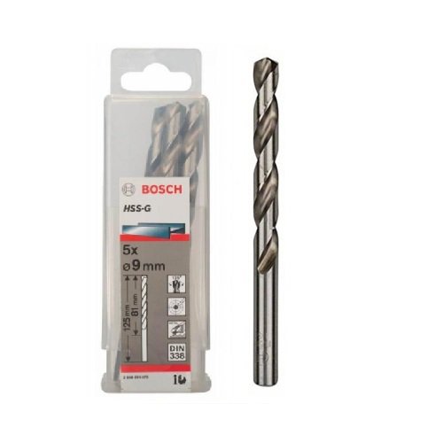Mũi khoan sắt HSS-G 9.0mm Bosch 2608595075 (hộp 5 mũi)