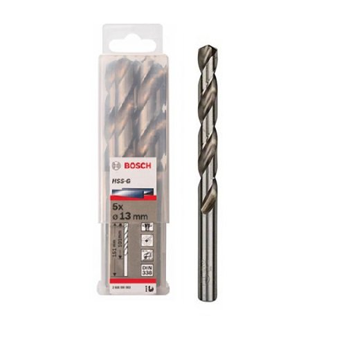 Mũi khoan sắt HSS-G 13.0mm Bosch 2608595083 (hộp 5 mũi)