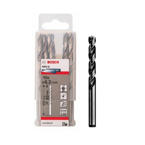 Mũi khoan sắt HSS-G 6.7mm Bosch 2608595336 (hộp 10 mũi)
