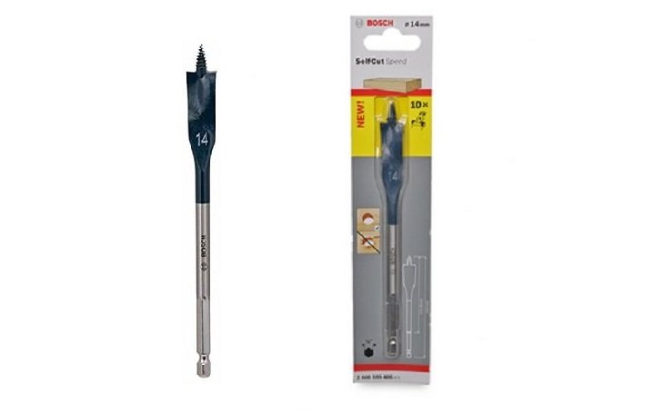 Mũi khoét gỗ đuôi cá SELFCUT 14x152mm Bosch 2608595486 Mũi khoét gỗ đuôi cá SELFCUT 14x152mm Bosch 2608595486