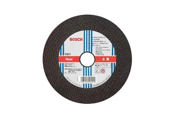 Đá cắt 150x2.8x22.2mm (sắt) Bosch 2608600854 Đá cắt 150x2.8x22.2mm (sắt) Bosch 2608600854