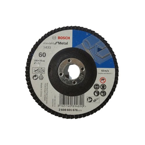 Đĩa nhám xếp Alox P60 Ø100mm Bosch 2608601676