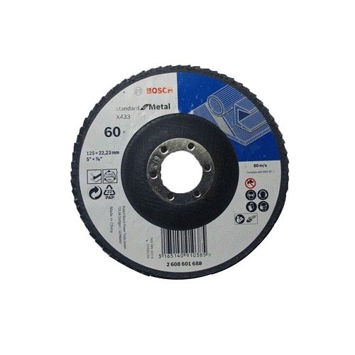Đĩa nhám xếp Alox P40 Ø125mm Bosch 2608601688
