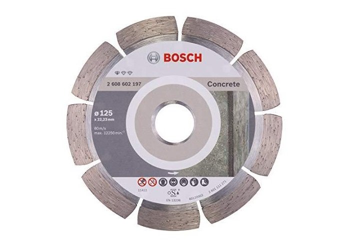 Đĩa cắt kim cương 125x22.2mm bê tông Bosch 2608602197 Đĩa cắt kim cương 125x22.2mm bê tông Bosch 2608602197