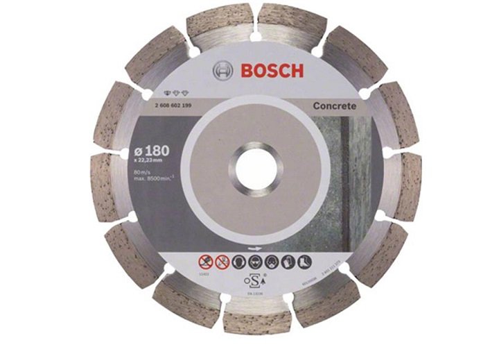 Đĩa cắt kim cương 180x22.2mm bê tông Bosch 2608602199 Đĩa cắt kim cương 180x22.2mm bê tông Bosch 2608602199