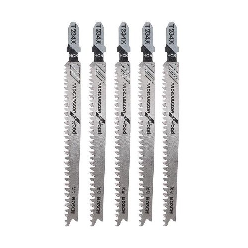 Lưỡi cưa lọng T 234 X - Gỗ (bộ 5 lưỡi) Bosch 2608633528