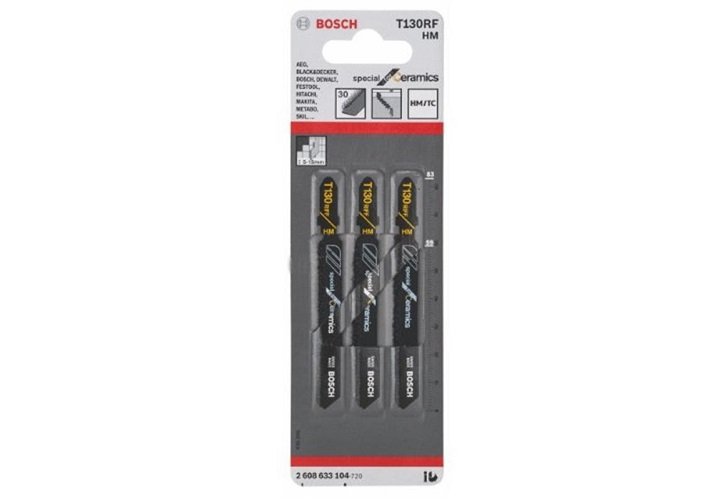 Lưỡi cưa lọng T 130 RIFF (bộ 3 lưỡi) Bosch 2608633104