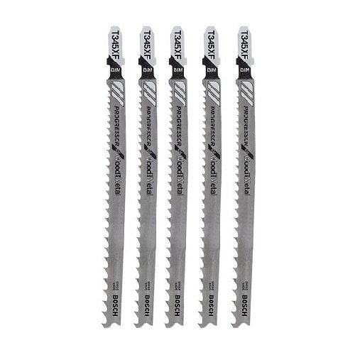 Lưỡi cưa lọng T 345 XF (bộ 5 lưỡi) Bosch 2608634994