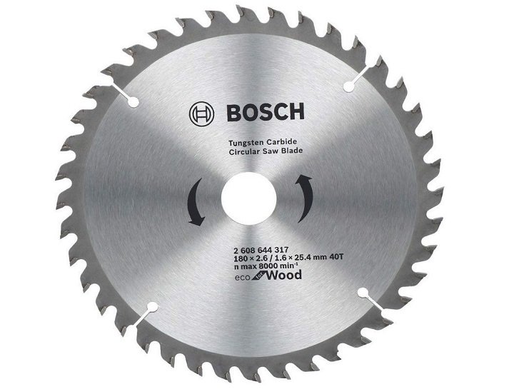 Lưỡi cưa gỗ 180x25.4mm T40 Bosch 2608644317 Lưỡi cưa gỗ 180x25.4mm T40 Bosch 2608644317