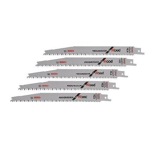 Lưỡi cưa kiếm S 2345 X - Gỗ (Bô 5 lưỡi) Bosch 2608654404