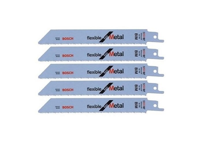 Lưỡi cưa kiếm S 922 BF-Sắt (bộ 5 lưỡi) Bosch 2608656014 Lưỡi cưa kiếm S 922 BF-Sắt (bộ 5 lưỡi) Bosch 2608656014