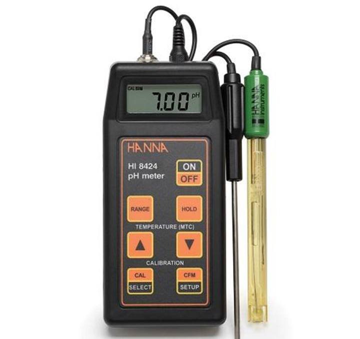 Máy đo PH/ORP/Nhiệt độ Hanna HI8424 Máy đo PH/ORP/Nhiệt độ Hanna HI8424