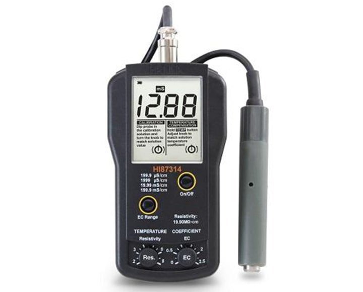 Máy đo độ dẫn và trở kháng HI87314 Máy đo độ dẫn và trở kháng HI87314