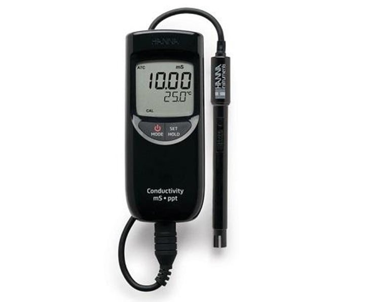 Máy đo EC/TDS/Nhiệt độ thang cao HI99301 Máy đo EC/TDS/Nhiệt độ thang cao HI99301