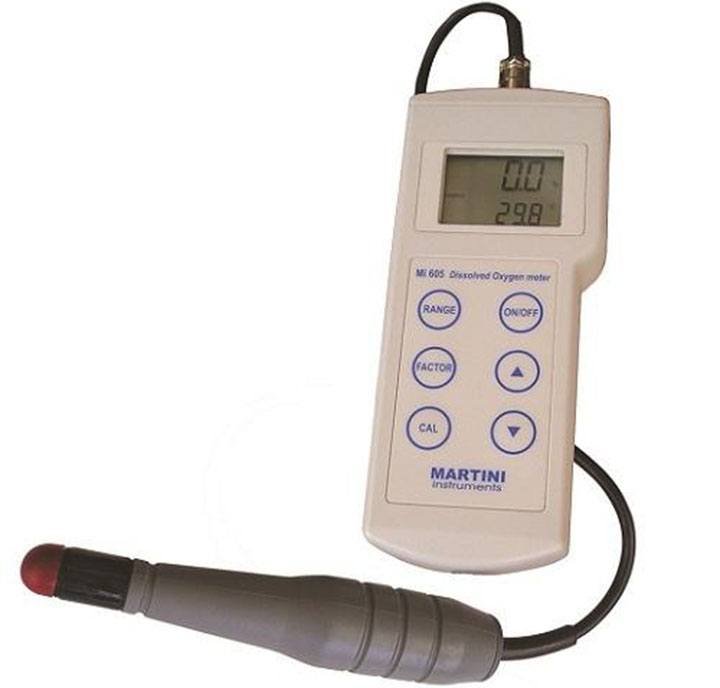 Máy đo DO/Nhiệt độ Milwaukee Mi605 Máy đo DO/Nhiệt độ Milwaukee Mi605