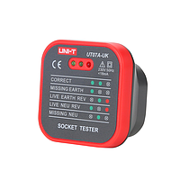 Thiết bị kiểm tra ổ cắm UNI-T UT07A-UK (230V, <18mA)