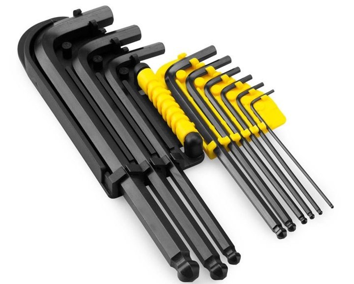 Bộ lục giác bi 9 cây hệ m (1.5mm-10mm) 69-256 Bộ lục giác bi 9 cây hệ m (1.5mm-10mm) 69-256