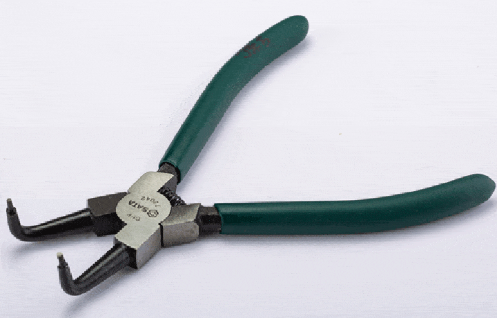 Kìm lấy phe trong mũi cong mũi cong kiểu Đức 7in/175mm Sata 72042 Kìm lấy phe trong mũi cong mũi cong kiểu Đức 7in/175mm Sata 72042