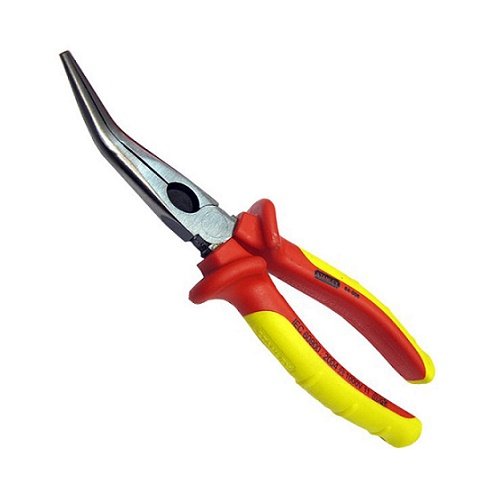 Kìm nhọn, mỏ cong, chuyên dùng 8in200mm, cao cấp cách điện 1000V 84-008