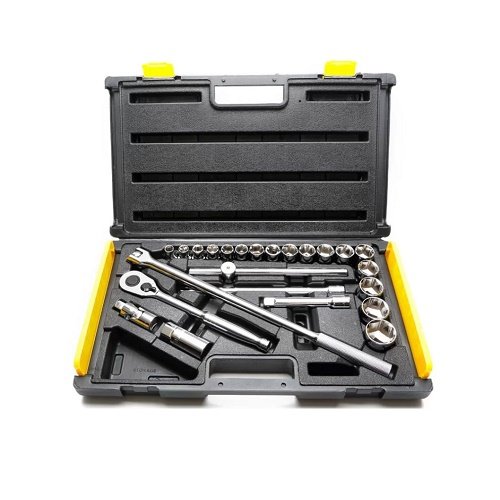 Bộ khẩu 12 inch 6 cạnh 25 chi tiết metric Stanley 86-589-1