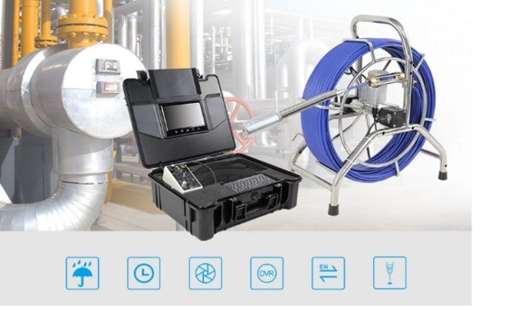 Máy nội soi ống cống A3-C40L-SP được thiết kế nhỏ gọn