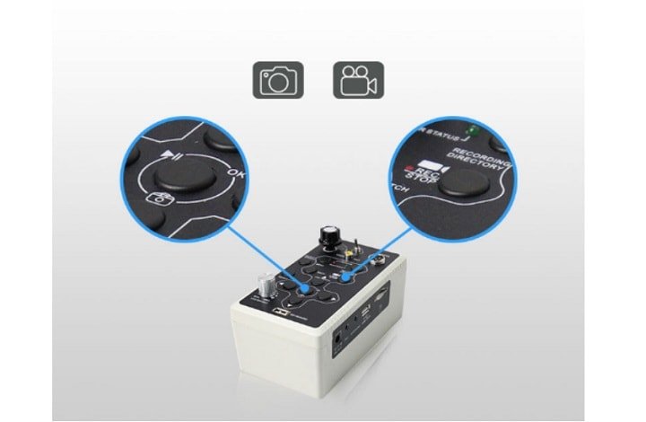 Máy nội soi ống cống A3-C40L-SP sử dụng thẻ SD 8G (tối đa 256G) & USB stickDVR 