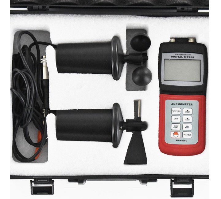 Máy đo tốc độ, hướng gió dạng cốc AM-4836C Máy đo tốc độ, hướng gió dạng cốc AM-4836C