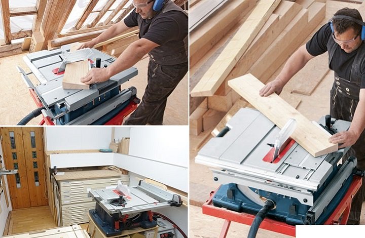 Khả năng làm việc mạnh mẽ của Bosch GTS 10 XC