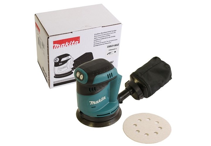 Máy chà nhám quỹ đạo tròn dùng pin 18V Makita DBO180Z Máy chà nhám quỹ đạo tròn dùng pin 18V Makita DBO180Z