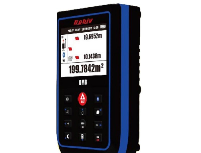 Thước đo khoảng cách bằng tia Laser DM8-200M trang bị màn hình với độ phân giải lớn