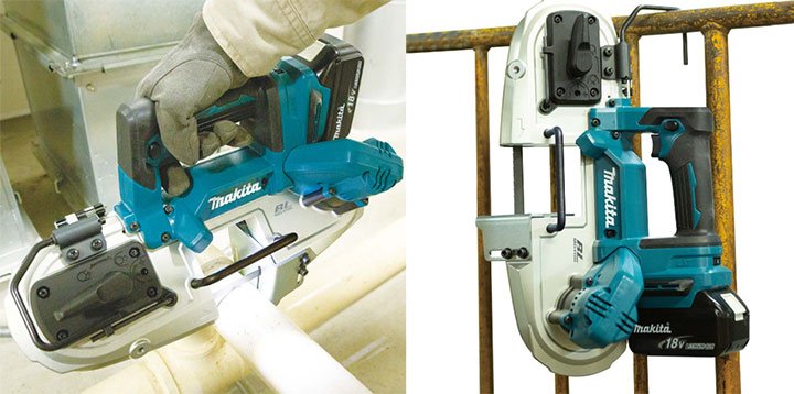 Hình ảnh máy cưa vòng dùng pin Makita DPB183RTE Hình ảnh máy cưa vòng dùng pin Makita DPB183RTE