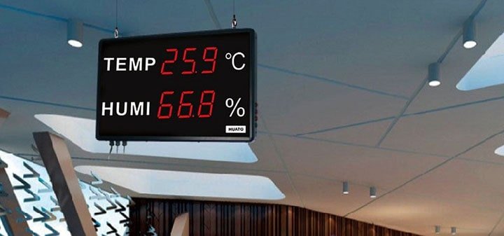 Máy đo nhiệt độ, độ ẩm dạng đèn Led Máy đo nhiệt độ, độ ẩm dạng đèn Led