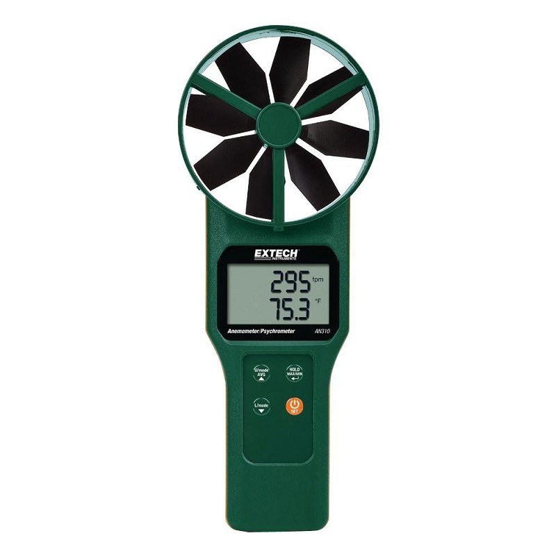 Máy đo tốc độ, lưu lượng, nhiệt độ, độ ẩm, điểm sương EXTECH AN310 Máy đo tốc độ, lưu lượng, nhiệt độ, độ ẩm, điểm sương EXTECH AN310