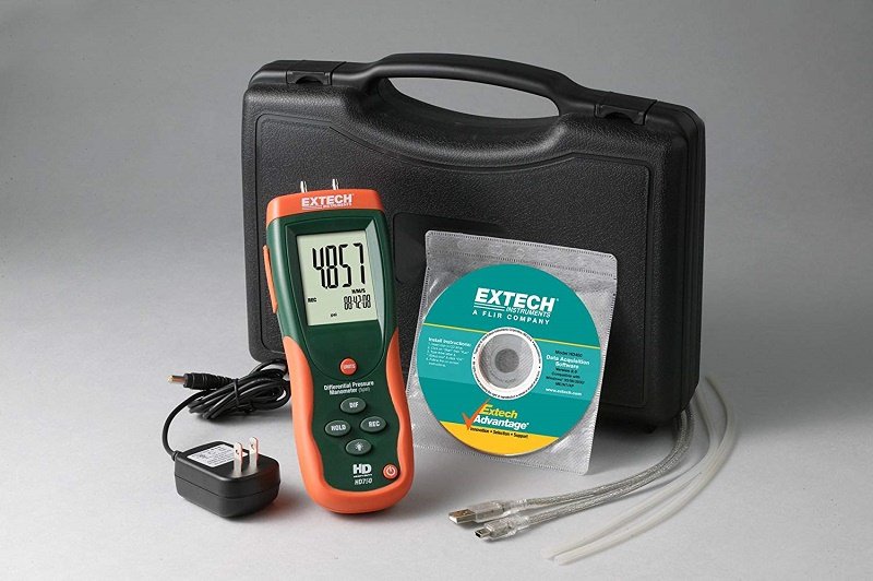 Máy đo chênh áp 0 đến 5 psi EXTECH HD750 Máy đo chênh áp 0 đến 5 psi EXTECH HD750