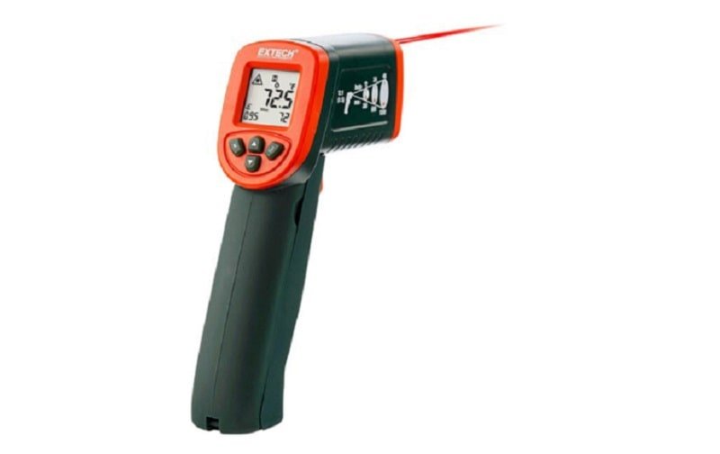 IR267 của Extech có cổng nhiệt độ loại K tích hợp giúp kết nối đầu dò nhiệt độ để đo trực tiếp, nhiệt độ bề mặt hoặc các phép đo nhiệt độ khác. IR267 của Extech có cổng nhiệt độ loại K tích hợp giúp kết nối đầu dò nhiệt độ để đo trực tiếp, nhiệt độ bề mặt hoặc các phép đo nhiệt độ khác.