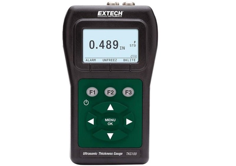 Máy đo độ dày siêu âm Extech TKG100 thiết kế đầu dò 5MHz với phạm vi đo rộng đến 508mm Máy đo độ dày siêu âm Extech TKG100 thiết kế đầu dò 5MHz với phạm vi đo rộng đến 508mm