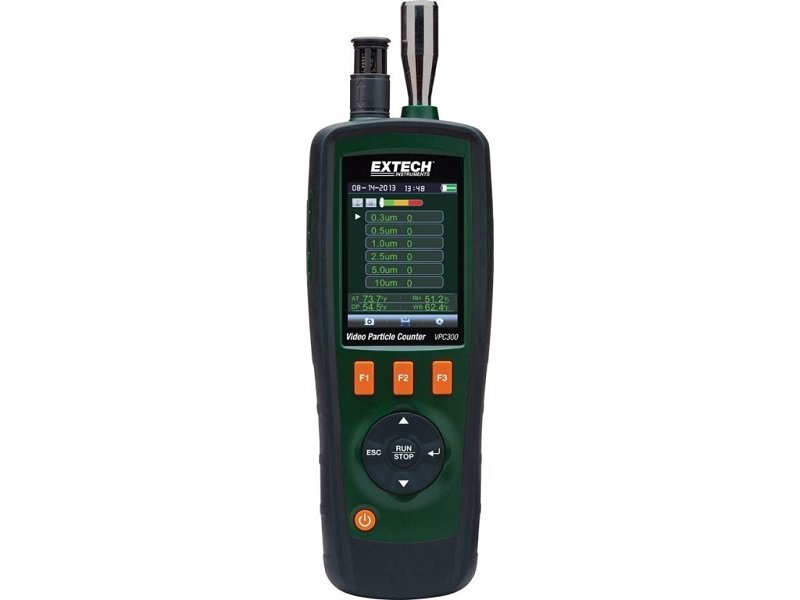 Máy đếm hạt bụi, nhiệt độ và độ ẩm không khí EXTECH VPC300 Máy đếm hạt bụi, nhiệt độ và độ ẩm không khí EXTECH VPC300