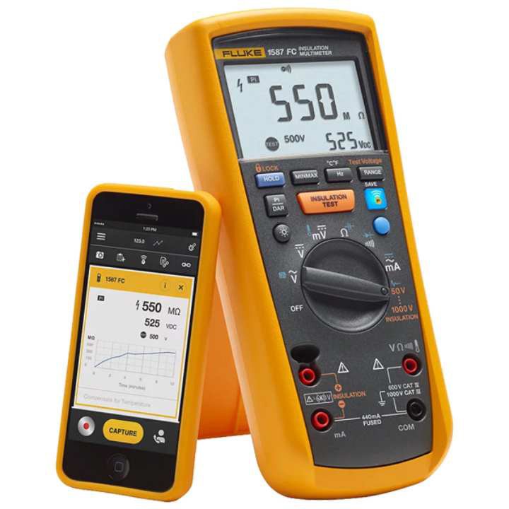 Máy đo điện trở cách điện Fluke 1587 FC Máy đo điện trở cách điện Fluke 1587 FC